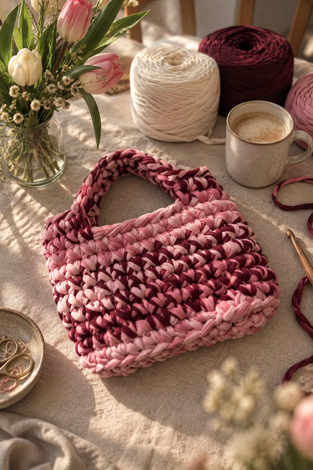 Häkelworkshop 21.11.2026 – Tasche häkeln lernen für Anfängerinnen