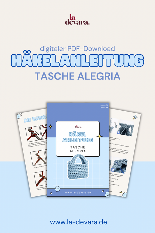 Häkelanleitung Tasche Alegria – PDF Download