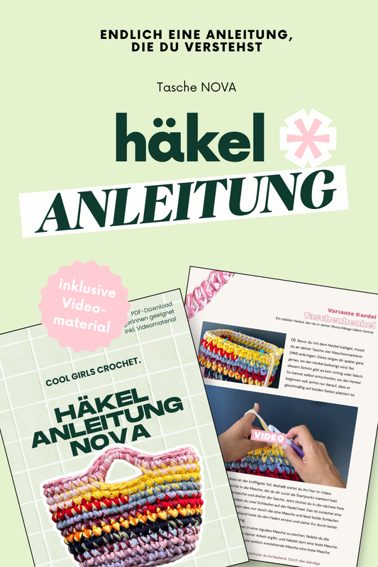 Häkelanleitung Tasche NOVA – PDF Download