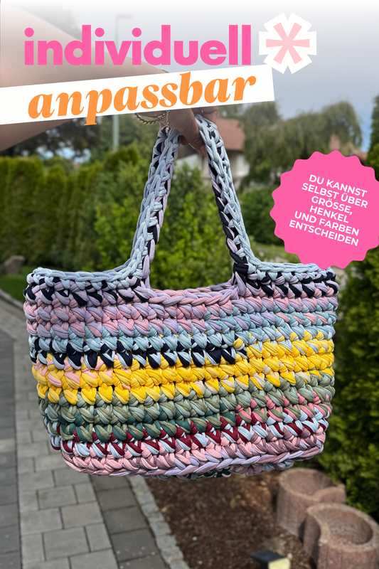 Häkelanleitung Tasche NOVA – PDF Download inkl. Videos